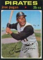 1971 Topps Baseball Cards      282     Jose Pagan